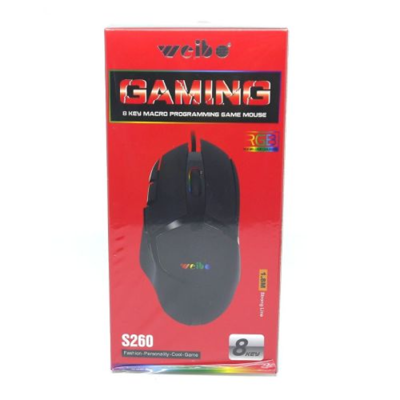 Mouse Wired gaming with lights (S260)